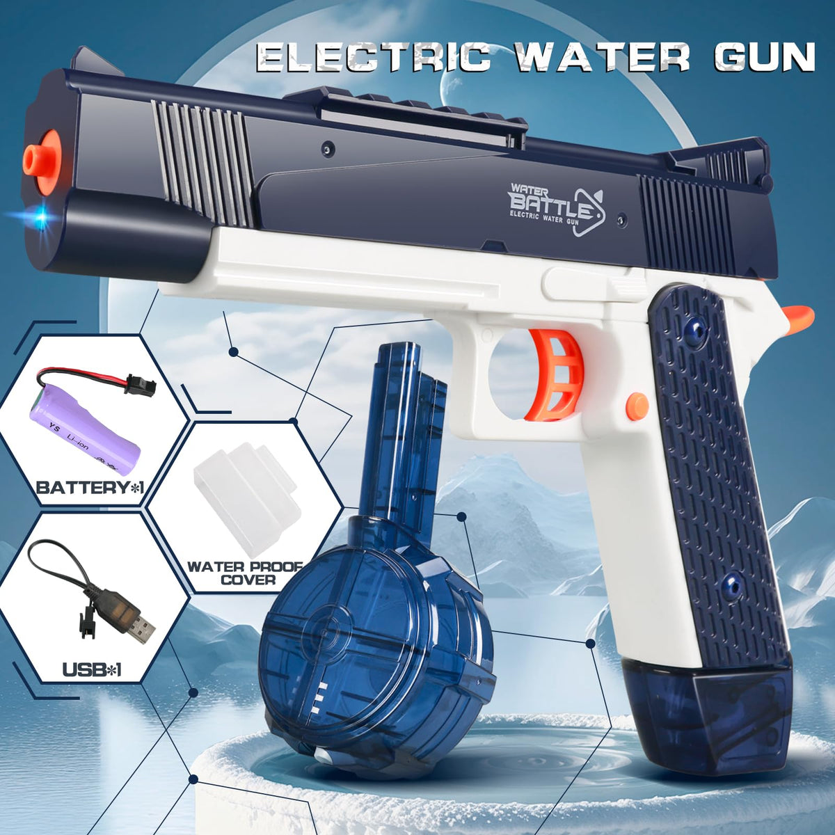 Teengra ergonomic non-slip handle enables comfortable use for adults and kids.