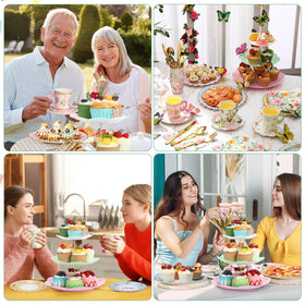 Teenyyou butterfly decorations add whimsy to birthday tea party setups