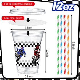 Teenyyou dirt bike design cups add bold style to beverages