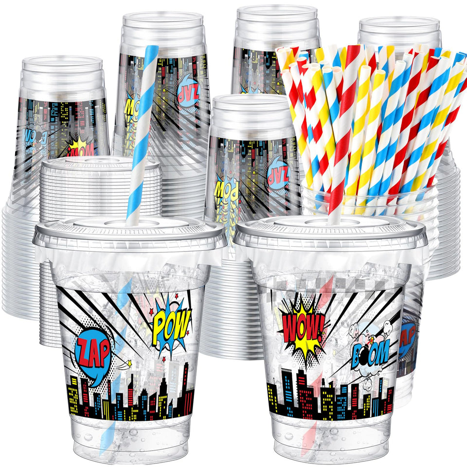 Teenyyou hero design cups shown for stylish party decor and color pop