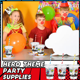 Teenyyou party set display ready for a coordinated event setup