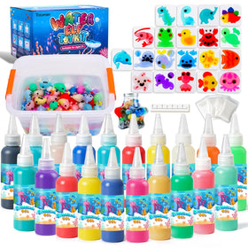 Teexpert Magic Water Elf Toy Kit with 20 color gels for vibrant, creative play.