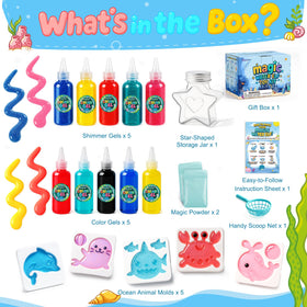 Teexpert Magic Water Elf Toy Kit gift-ready set ideal for birthdays and holidays.