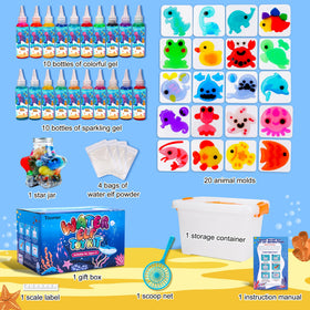 Teexpert Magic Water Elf Toy Kit water elf powder enables smooth mixing.