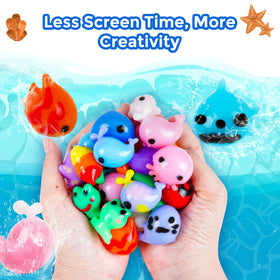 Teexpert Magic Water Elf Toy Kit gift box is ready for giving.