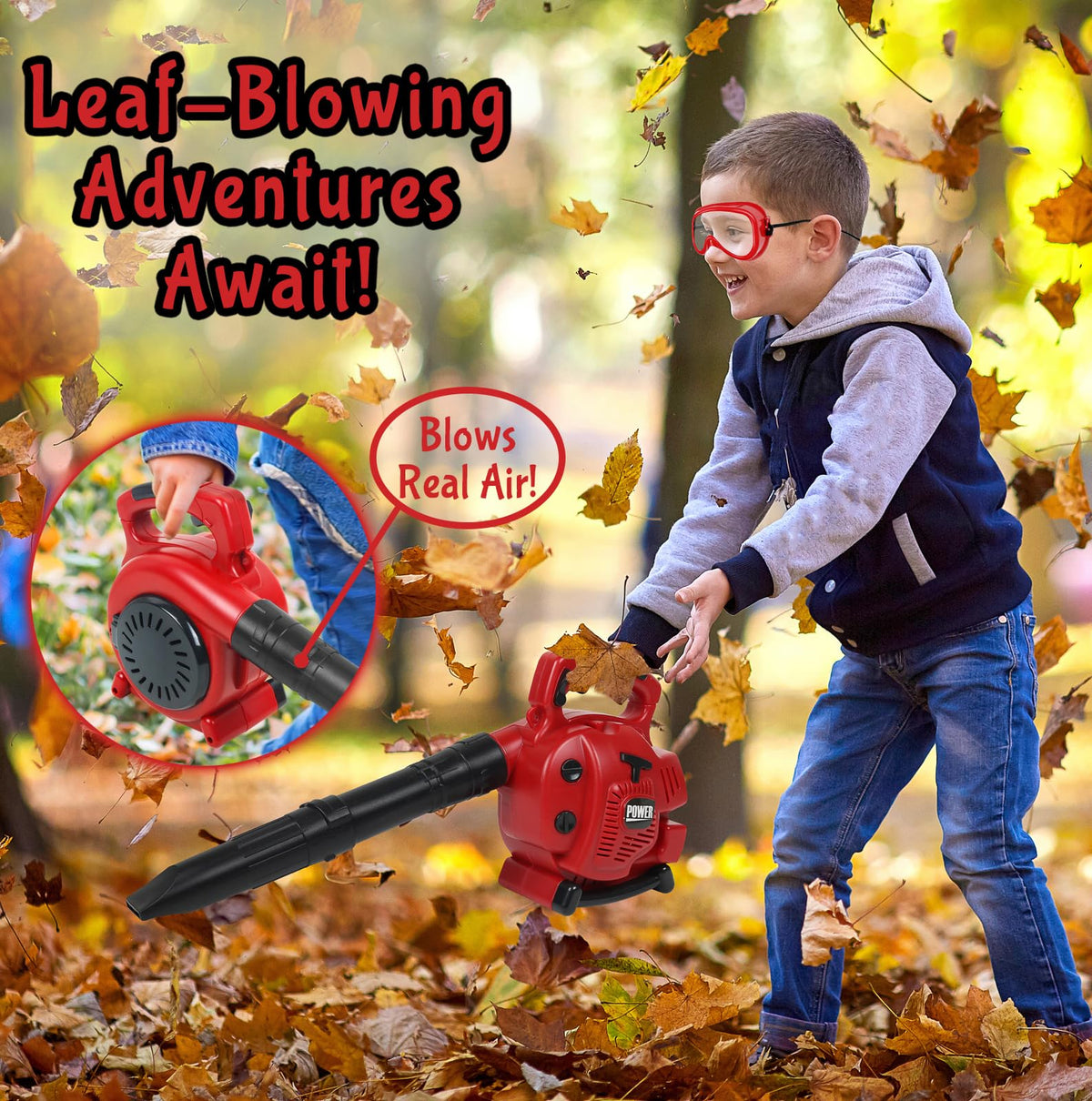 TeganPlay Safety Gear set, goggles mask and earmuffs, supports safe outdoor imagination.