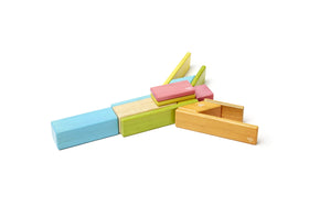 Tegu Wooden Tints Set short planks for quick, compact builds.