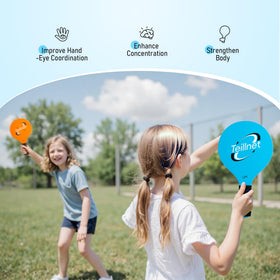 TEILLNET Beach Paddle Ball Set fast and slow play options