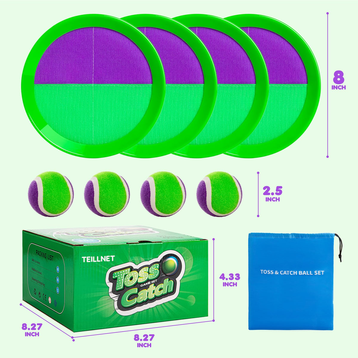 TEILLNET outdoor games gear encourages active kids' play and bonding.