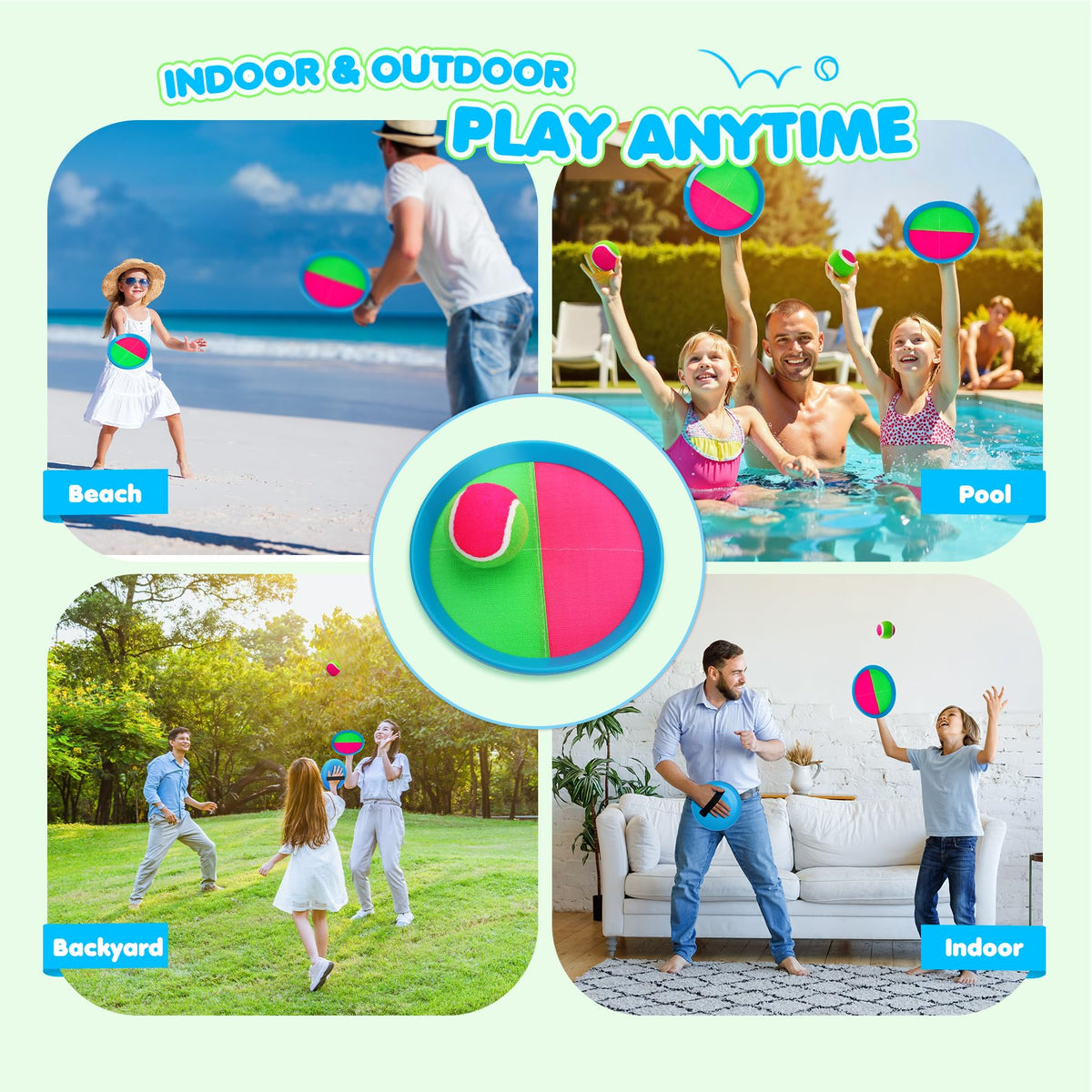 TEILLNET Beach-family setup showcases versatile outdoor fun on sand
