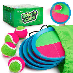 TEILLNET upgraded unbreakable paddles for durable outdoor play by beach or pool