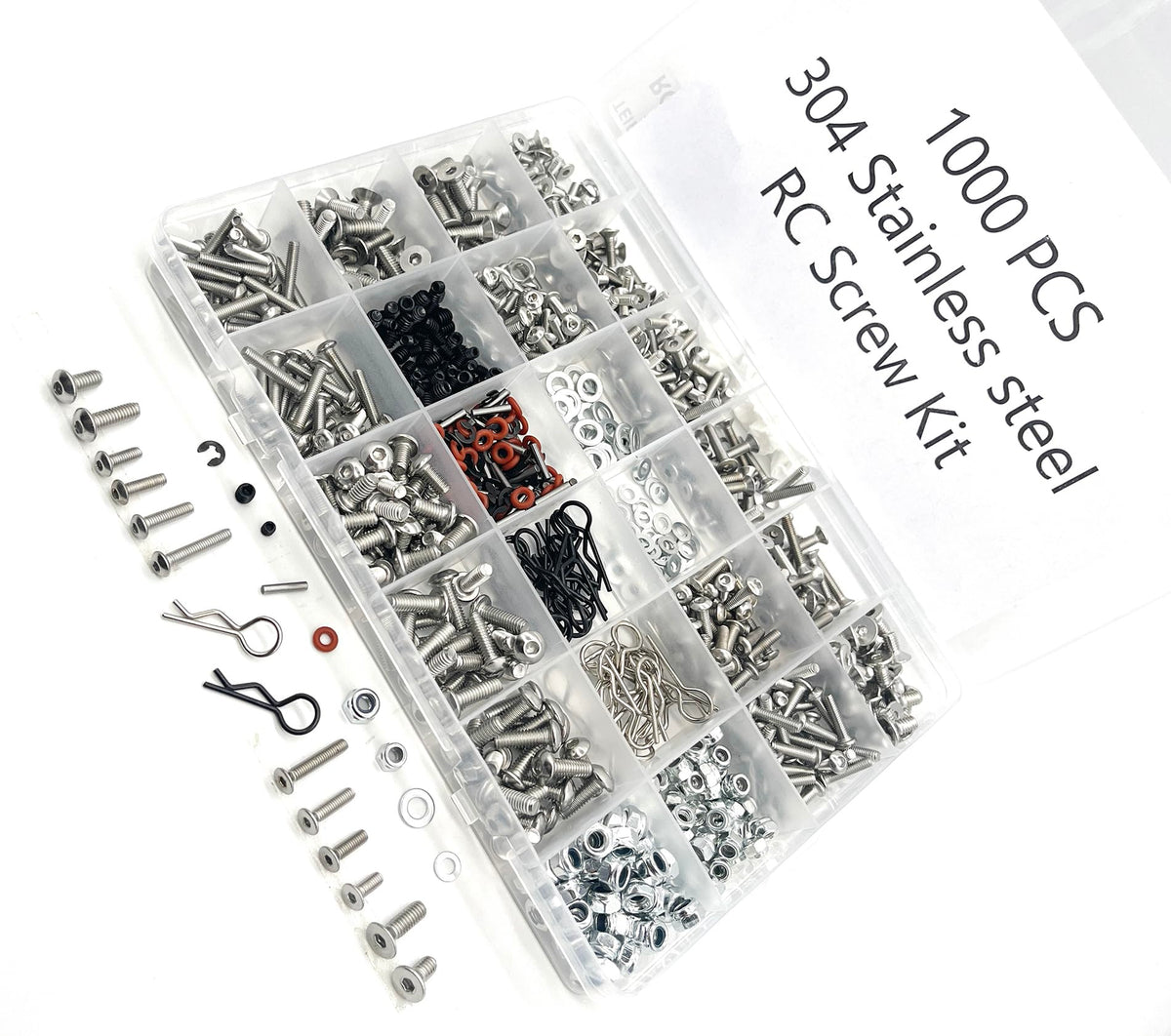 TeiRAY RC screw kit stainless-steel material for reliable maintenance.