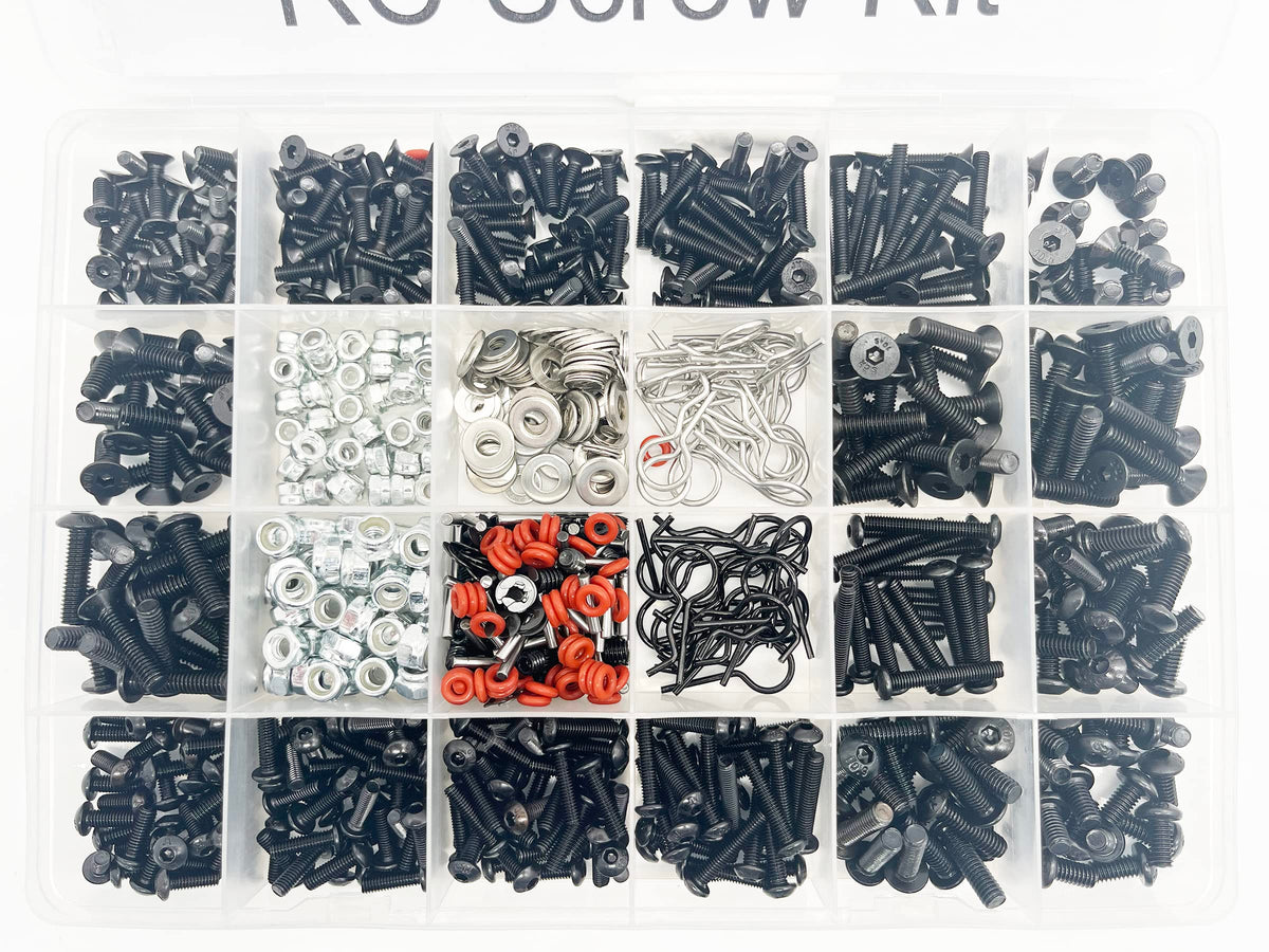 TeiRAY RC screw kit storage box keeps fasteners organized and ready