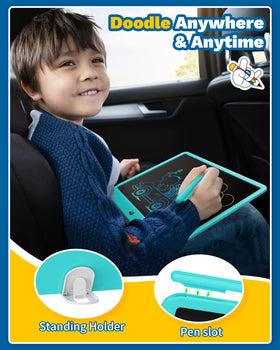 TEKFUN 15-inch blue doodle tablet supports drawing practice