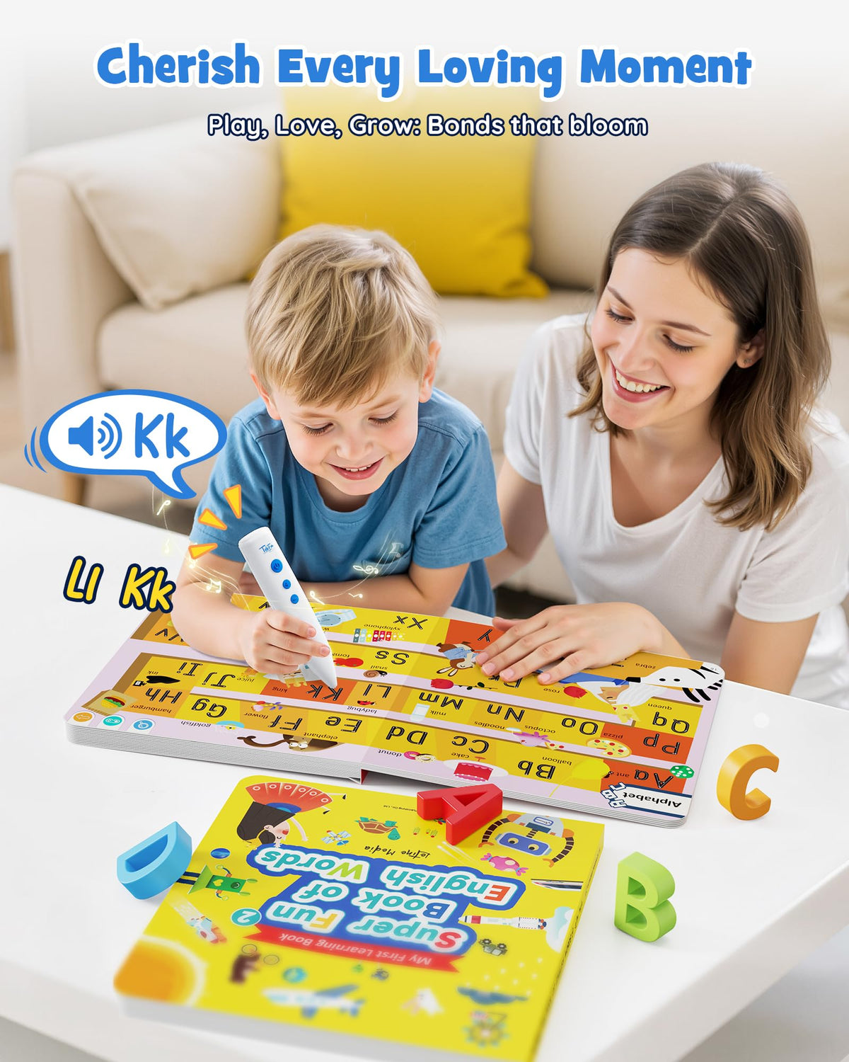 TEKFUN 300 sound effects enliven interactive reading experiences for kids.