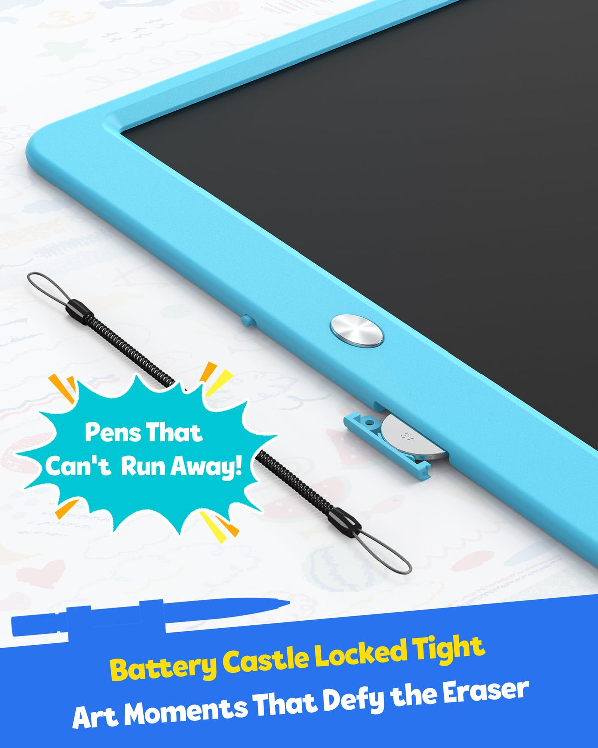 TEKFUN lightweight 340g tablet blue for easy carrying
