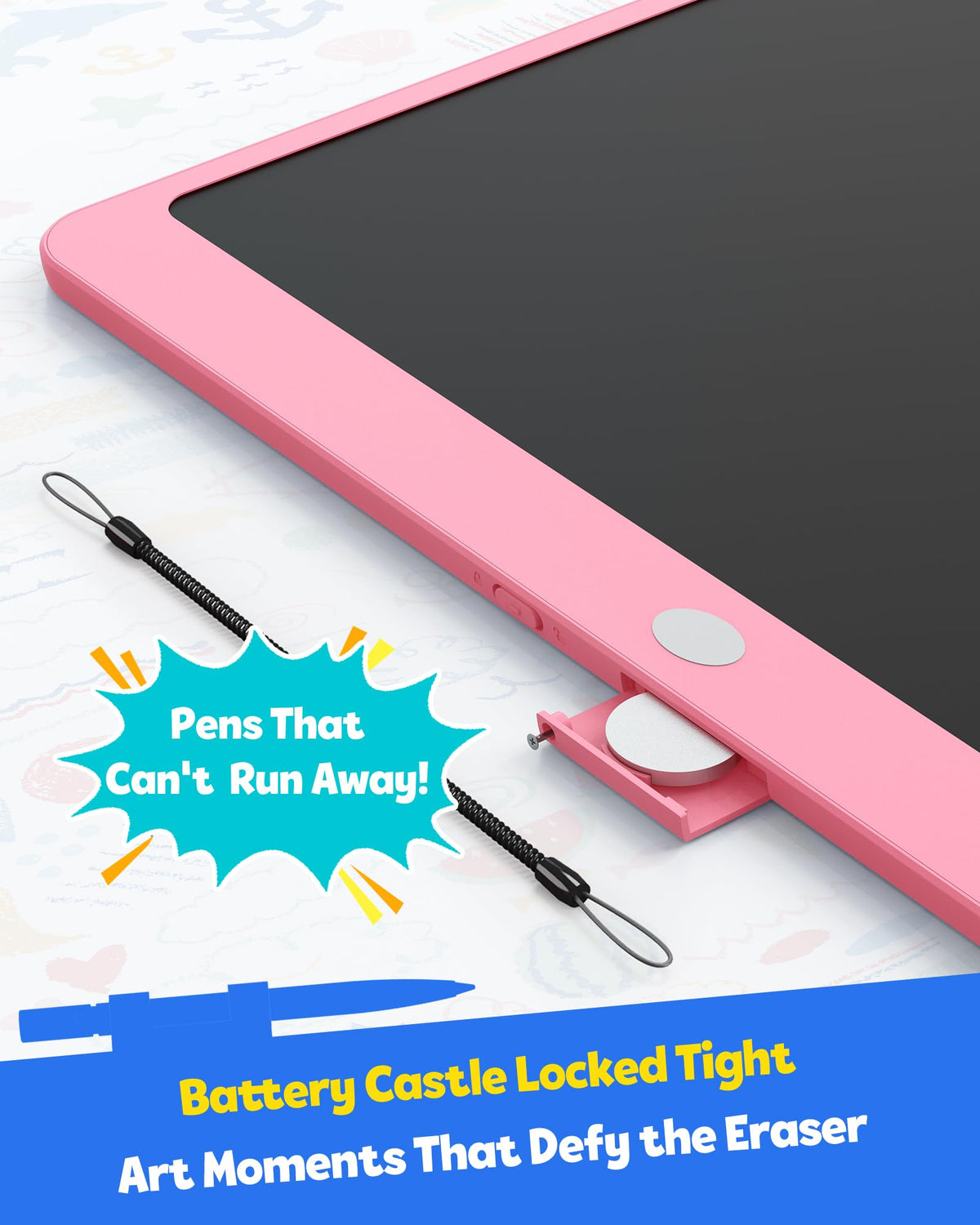 TEKFUN eye-friendly LCD reduces glare and blue light for comfortable use.