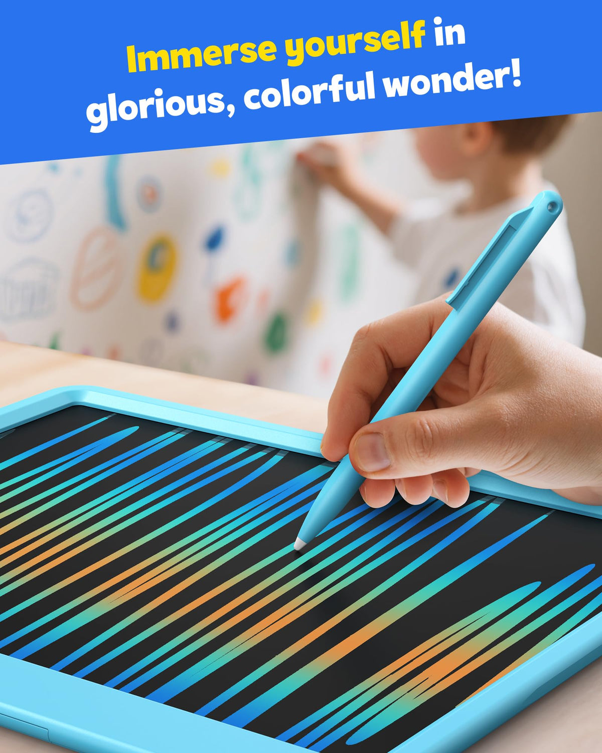 TEKFUN durable plastic body blue withstands active play