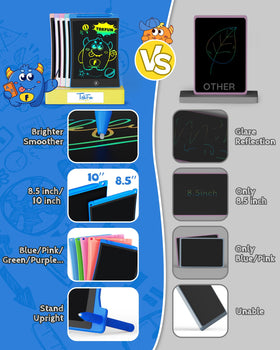 TEKFUN color LCD screen provides rainbow writing without glare