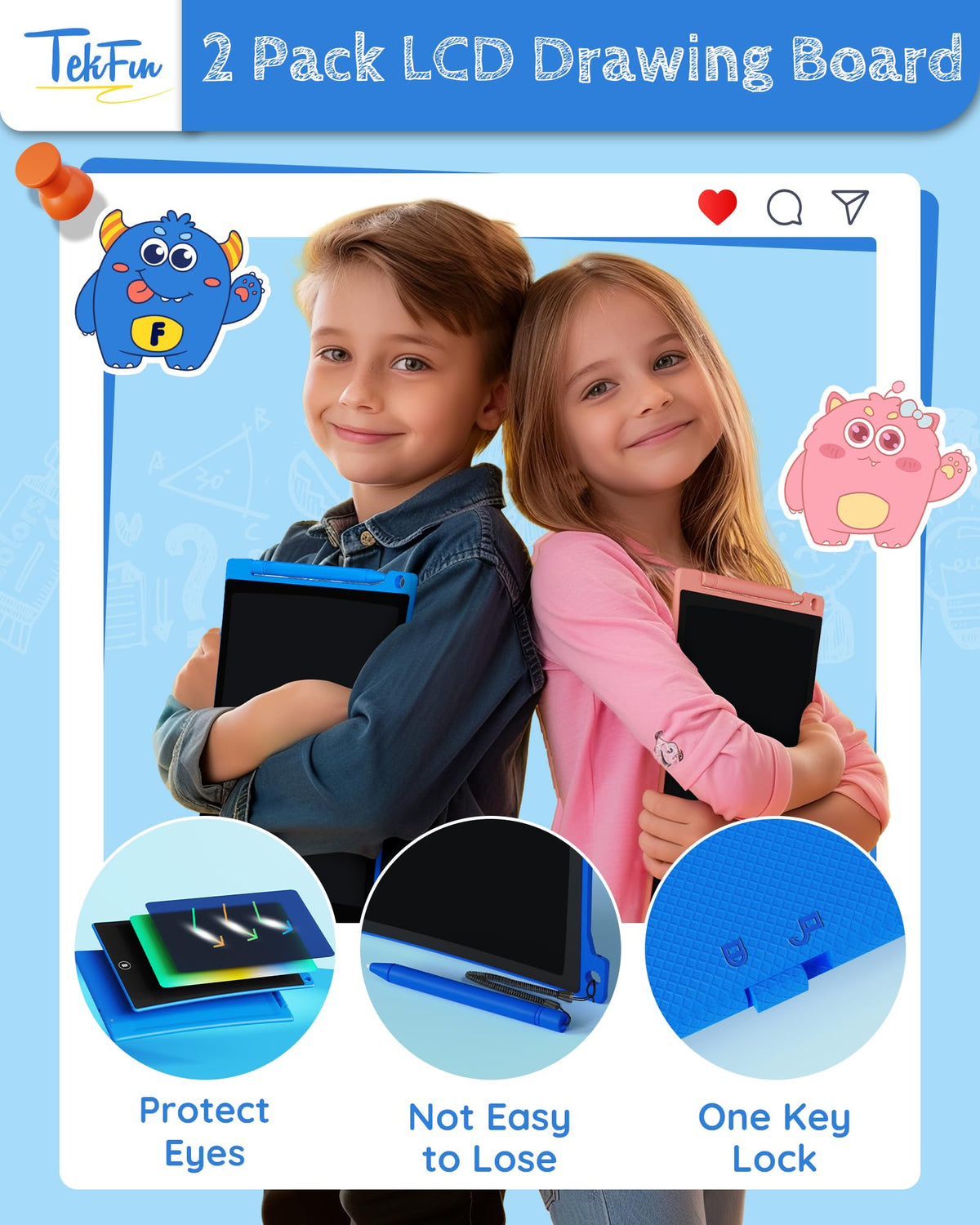 TEKFUN lightweight 240g board fits bags for travel and play