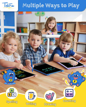 TEKFUN 2-pack with stylus and lanyard, anti-lost design for mess-free art