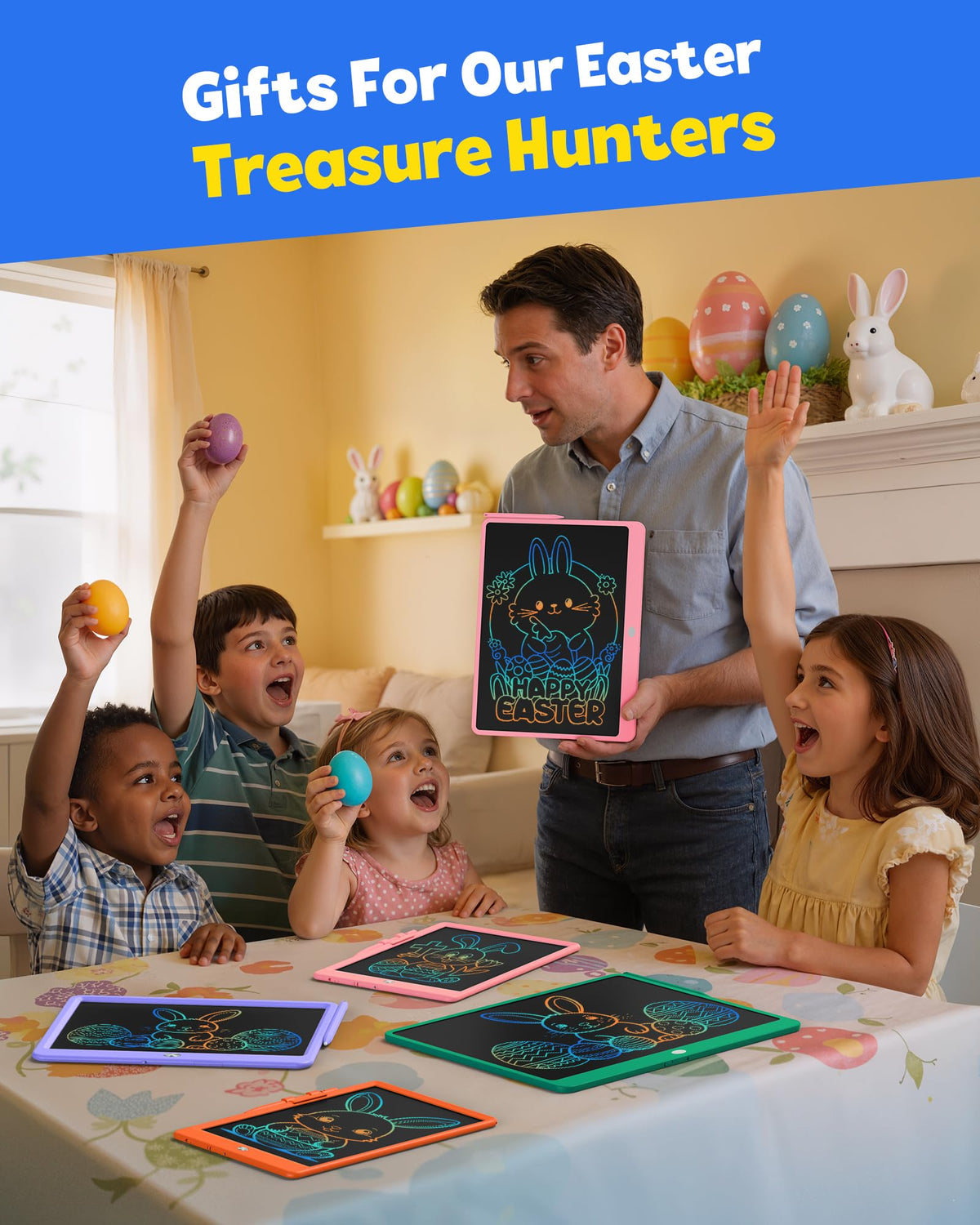 TEKFUN non-toxic ABS construction provides safe portable creativity.