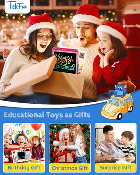 TEKFUN one-click erase button for quick, mess-free doodling