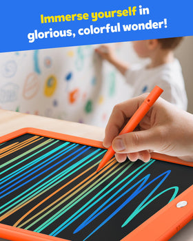 TEKFUN pressure-sensitive stylus enables precise lines for doodling and writing.