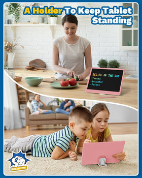 TEKFUN-travel-friendly-kids-tablet helps keep little riders engaged on trips.