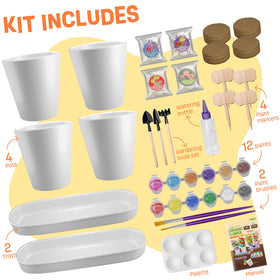 Tekoly wooden plant markers and kid-friendly tools for garden labeling