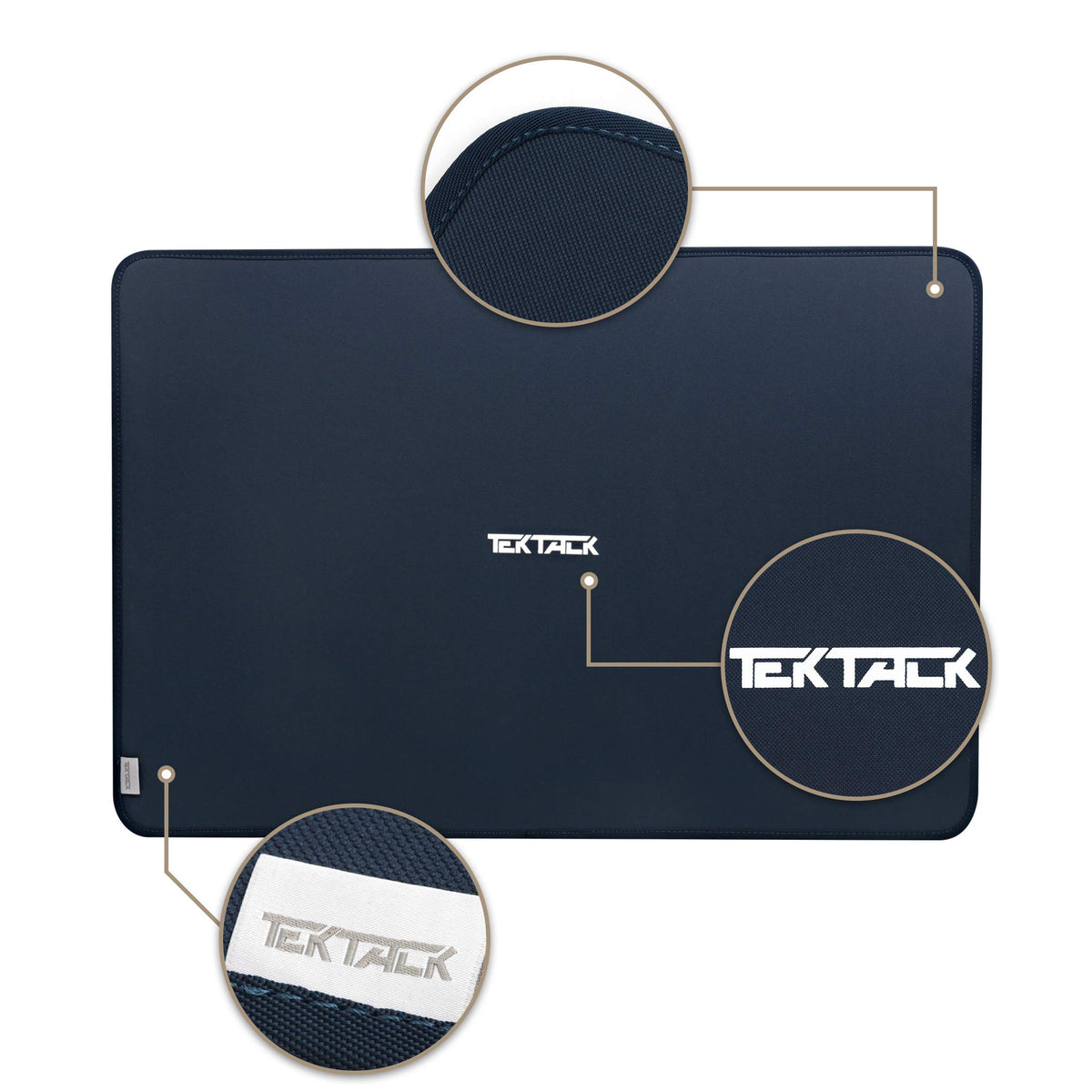 Tektalk puzzle board gray finish complements any room decor.