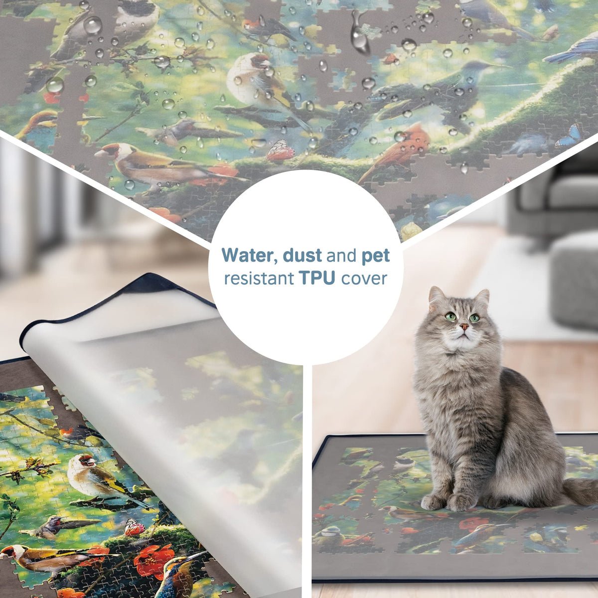 Tektalk puzzle mat premium material provides a sturdy, lasting work surface
