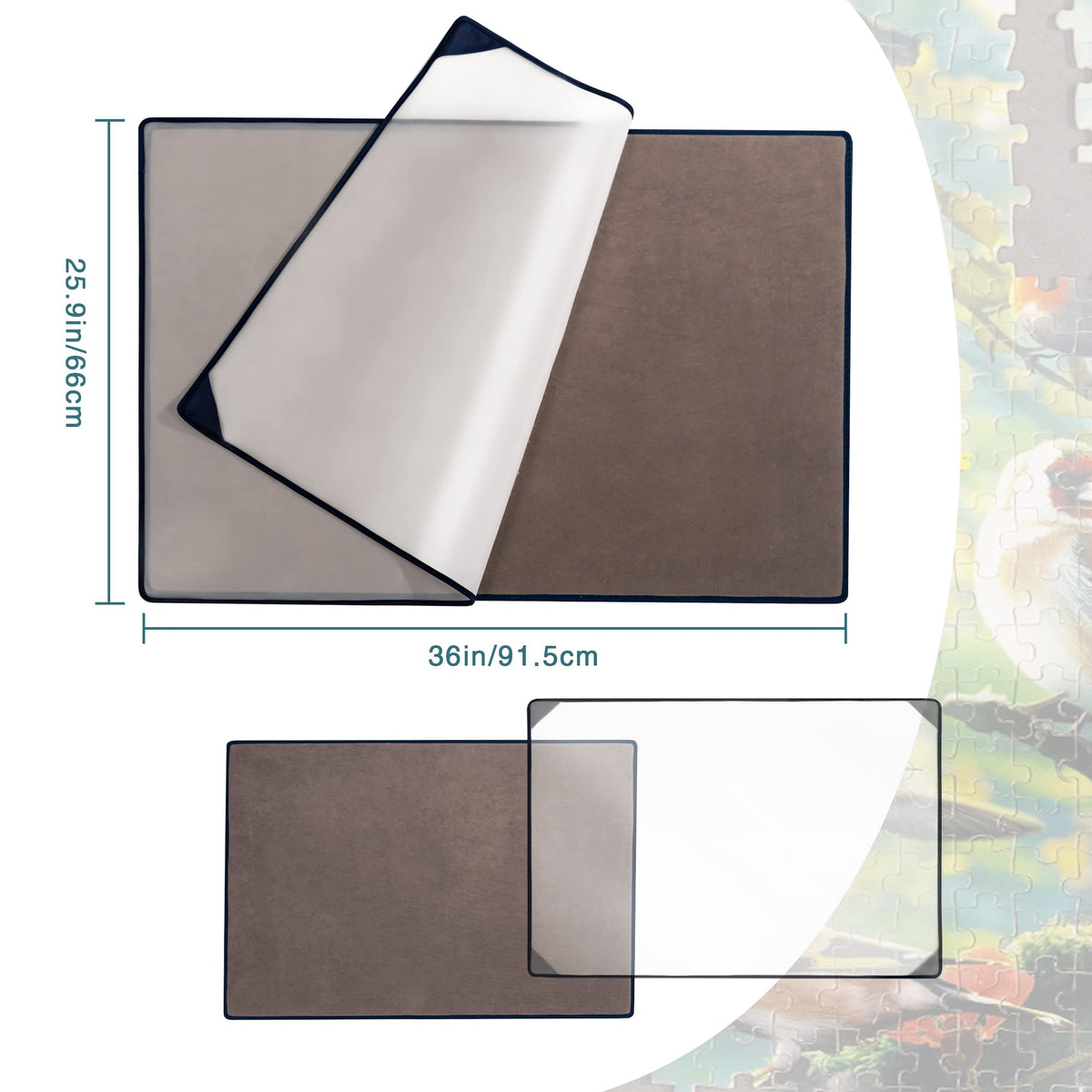 Tektalk puzzle mat weighs under four pounds for easy transport