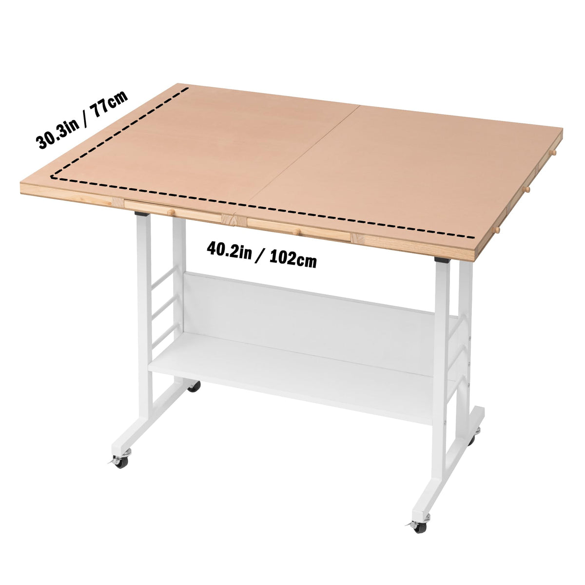 Tektalk soft flannelette tabletop adds a comfortable feel during play.