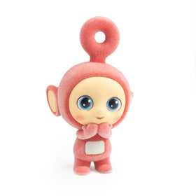 Teletubbies Dipsy flocked Cheebee 2.5-inch figure perfect for backpacks and collection