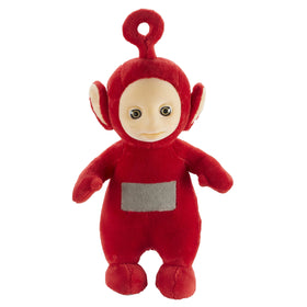 Teletubbies Po talking 8-inch plush face for soft cuddles and friendly phrases.
