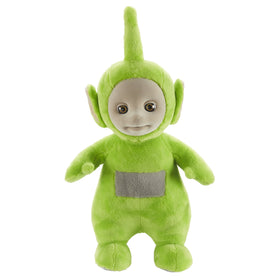 Teletubbies Talking Dipsy 8-inch plush, ideal for cuddling and imaginative play.