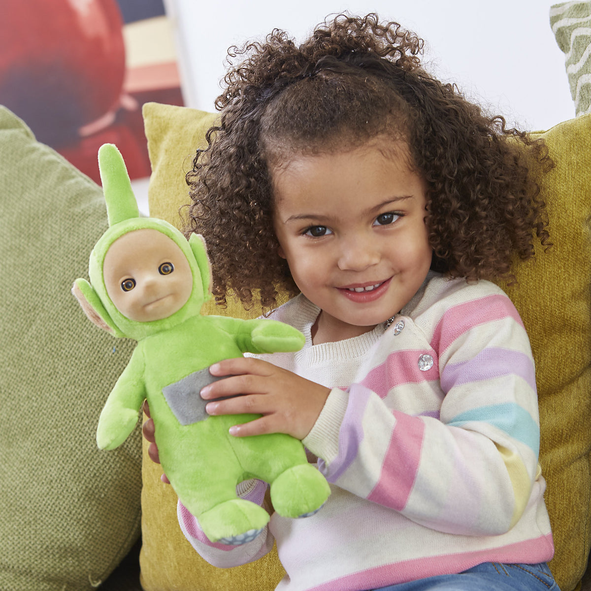 Teletubbies Talking Dipsy packaging shot, gift-ready for fans.