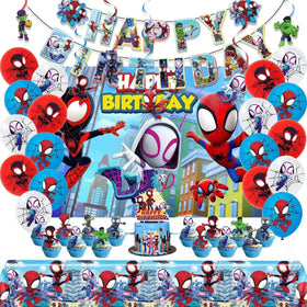 Telifor Spidey Happy Birthday banner decor for festive photo moments and theme coherence