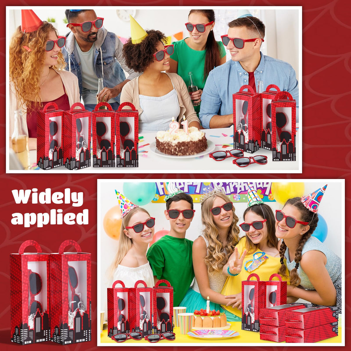 Tellegloww spider theme party favor set, ideal for hero-themed celebrations and games.