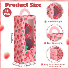 Tellegloww strawberry gift boxes display candies and small gifts with festive appeal.