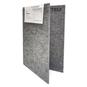 TELY Foldaway Puzzle Board black finish for a clean workspace