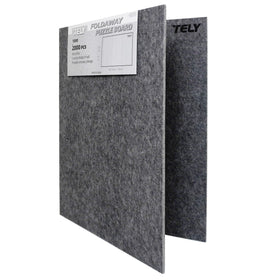 Generous 45.7 by 30.7 inch board suits large puzzles.