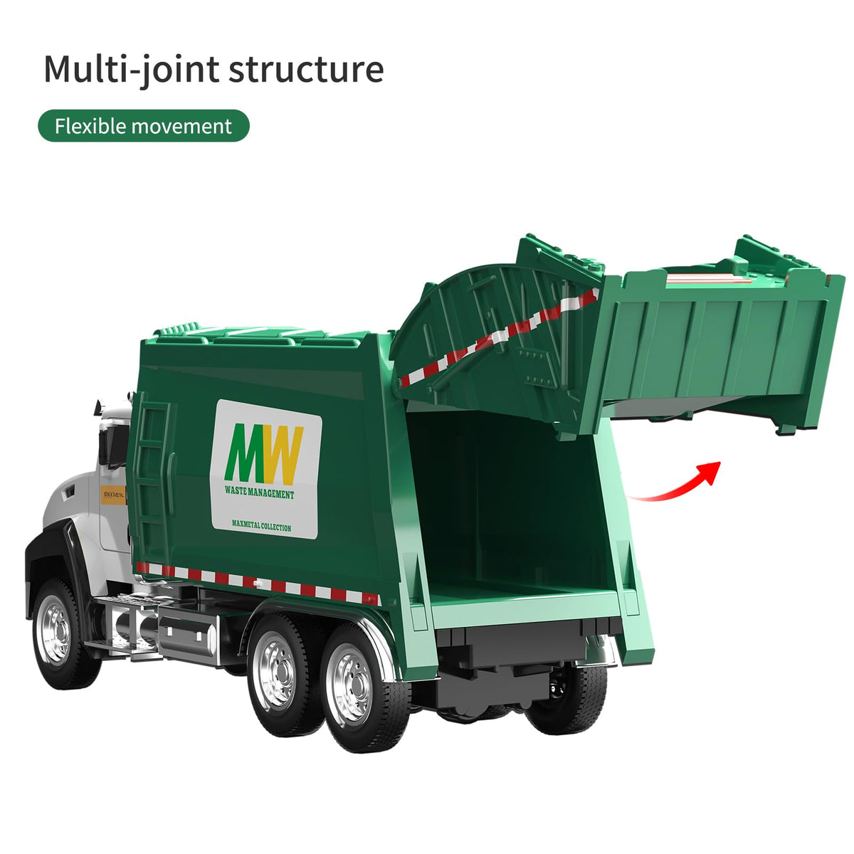 TEMI logistics car 1:50 scale offers durable pull-back action for engaging play.