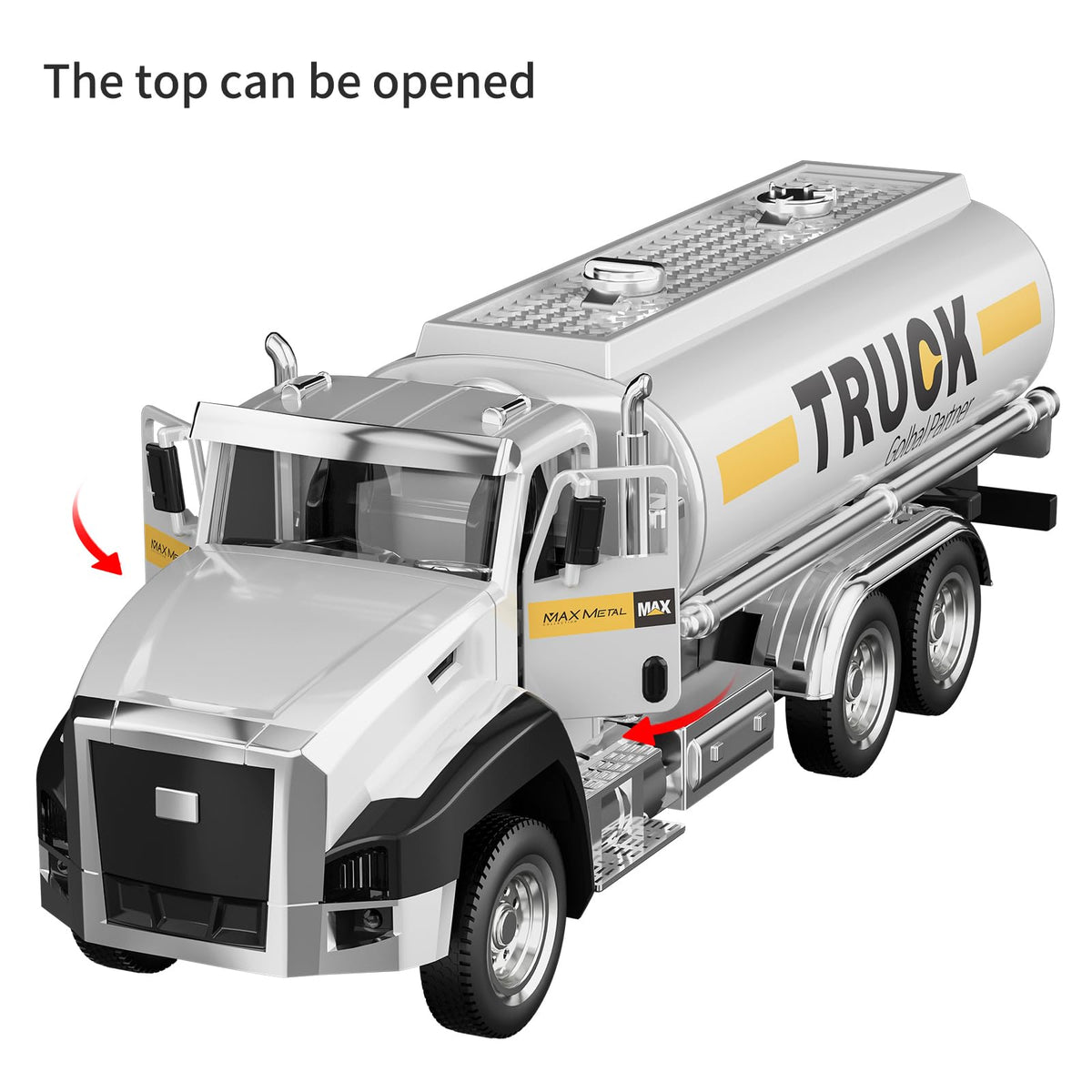 TEMI diecast set with opening doors showcases metal and plastic durability for long-lasting use.