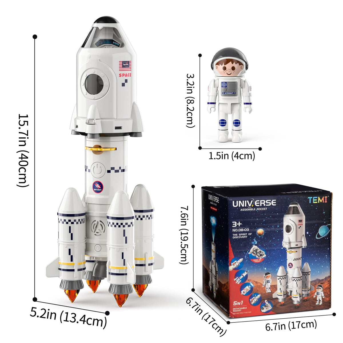 TEMI two astronauts for role play and storytelling