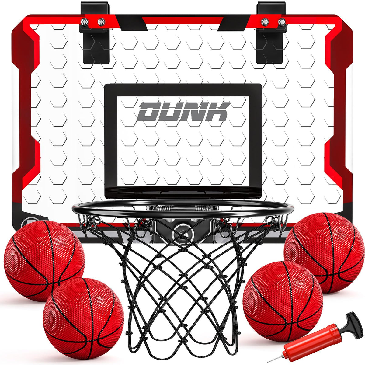 TEMI basketball hoop backboard for door enables quick, family-friendly indoor play.