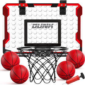 TEMI basketball hoop backboard for door enables quick, family-friendly indoor play.