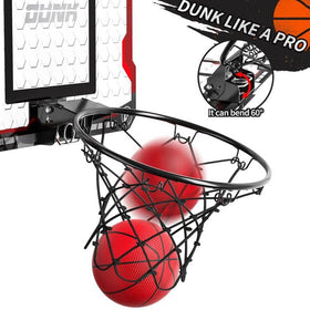 TEMI breakaway rim delivers a realistic dunk feel for all ages.