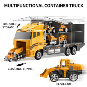 TEMI bulldozer toy with bright details for imaginative role play